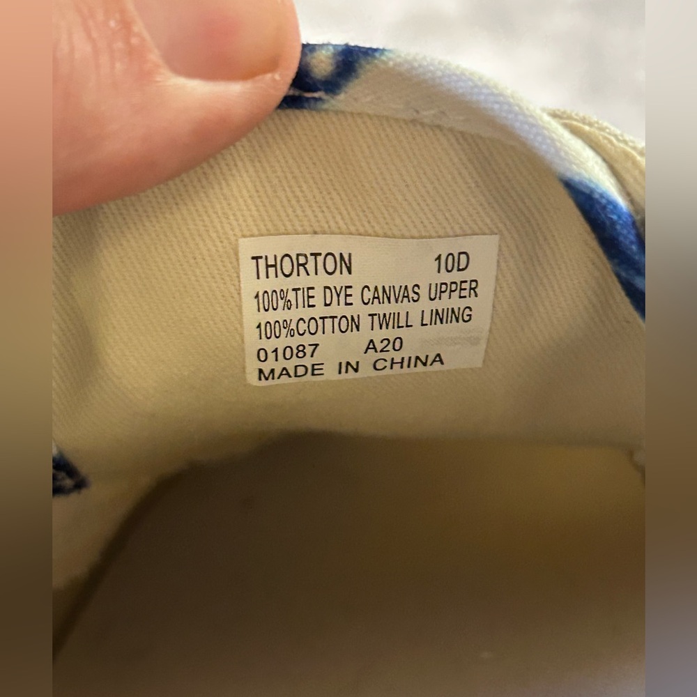 Polo Ralph Lauren Thorton Blue Tie Dye Sneaker - Picture 8 of 8